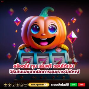 สล็อตให้ ทุน เล่นฟรี ถอนได้เงิน วิธีเล่นและเทคนิคการชนะรางวัลใหญ่